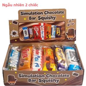 Schylling | Đồ Chơi Bóp Xả Stress Hình Que Bơ Sô Cô La Mô Phỏng 1/8 Cái Chậm Hồi Đàn Giảm Căng Thẳng Đồ Chơi Cảm Giác Đồ Chơi Bóp Tay Quà Tặng Tiệc Tùng