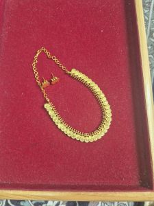 Coin neckset with earrings