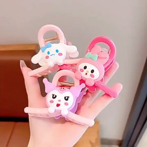 Jepit Rambut Karakter Sanrio untuk Anak Perempuan Jepitan Lucu Korea Kartun Melody Kuromi Lotso Cinnamoroll
