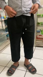 Celana Pangsi Sirwal CARGO PRIA PREMIUM Khusus Hitam Dan Putih/CELANA SIRWAL SUNNAH TRENDCELANA HAJI/CELANA SANTRI SIRWAL CARGO TERMURAH BAHAN ADEM TEBAL.