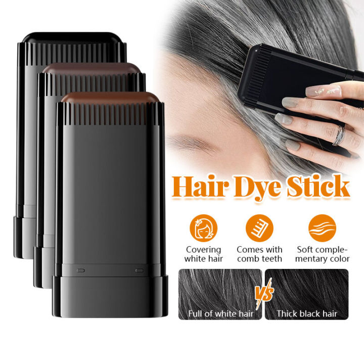 Waterproof And Sweat-Proof Hair Dye Comb Covering White Hair Hair Dye ...