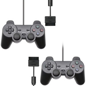 Wired Gamepad for Sony PS2 Controller for Mando PS2/PS2 Joystick for Playstation 2 Vibration Shock Joypad Wired USB PC Controle