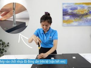 Kệ Để Màn Hình Máy Tính Bàn Phím Sách và Đồ Văn Phòng SIB Decor KDB03