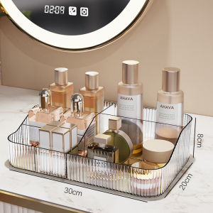 Cosmetics Storage Box Internet Celebrity Light Luxury Acrylic Skin Care Lipstick Household Desk Dressing Table Classification Storage Rack