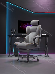 Leather Gaming Chair Ergonomic Office Computer Chair High Backrest Rotation Height Adjustment【COD】