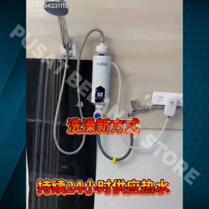 READY SHARB Water Heater Alat Pemanas Air kamar mandi Listrik portable + Shower SUS 5500W RYK-010