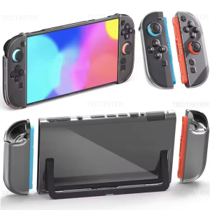 TPU+PC Transparent Protective Case for Nintendo Switch 2 Console Shockproof Protector Cover Shell for NS Switch 2 Accessories