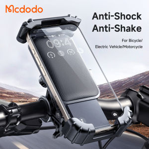 Mcdodo Adjustable Motorcycle Mobile Phone Stand Mount Motor Bike Bicycle Rearview Mirror Phone Holder 360 Degree Rotation for 4.2-6.5 inch Cellphone GPS Anti-Shock Anti-Shake For Bicycle/Electric Vehicle/Motorcycle