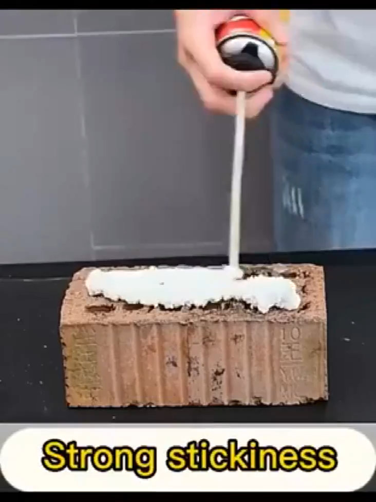 【Moisture-proof and heat-insulating】Foam Spray Sealant 750ml Pu Polyurethane Spray Foam Crack Hole Gap Filler Waterproof Fire Polyurethane Foam Strong Adhesion Anti-Leakage Multipurpose Polyurethane Expanding Foam Spray no more nails wall adhesive
