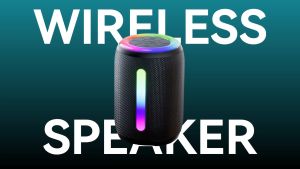 BWOO BS-87 IPX4 Outdoor Mini Wireless Speaker Heavy Bass Subwoofer with RGB Lights BT 5.3