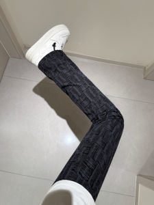 LIUBU | Heavyweight Tie Dye Fleece Flared Corduroy Pants