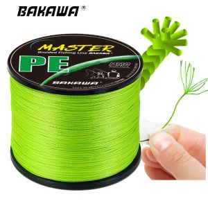 BAKAWA Brand X9 Multifilament Fishing Lines 9 Strands 300M 500M 1000M Strong Smooth Durable Braided PE Carp Seawater Wire Pesca