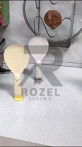 ROZEL Centong Nasi Magic Com Rice Cooker Lucu Unik / Sendok Penanak Nasi Dapur Plastik Bisa Berdiri / Centong Nasi Anti Lengket Food Grade / Penanak Nasi Alas Silikon Tempel