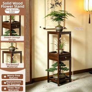 TUOJUE | Buddha Statue Offering Table Wood