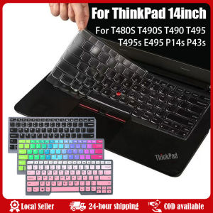 Silicone TPU Laptop Keyboard Cover Protector Skin For Lenovo Thinkpad X14 L14 T14 E14 E470 X1 E480 T460 T470 T480 A485 T495 14 inch silicone cover for a perfectly fit and comprehensive protections Keyboard Film Skin for T480S/T490S Keyboard Skin Silicone