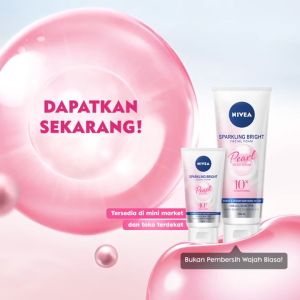 NIVEA Sparkling White Whitening Facial Foam 50 | 100 (BPOM)