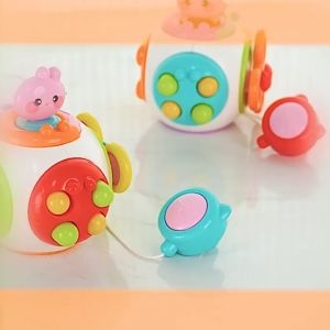 7 In 1 Busy Activities Cube Baby Sensory Busy Board Montessori Early Education Toy