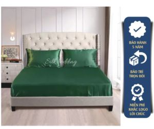 Ga lẻ (Drap) Phi Lụa Loại 1 Ga Bọc Nệm 1m61m8 Ga Nệm Bo Chun Phi Lụa ga lẻ bọc nệm 1m61m8 chân ga thấp và chân ga cao 3 tất đủ size ga lẻ bo chun ôm - Ngans Bedding