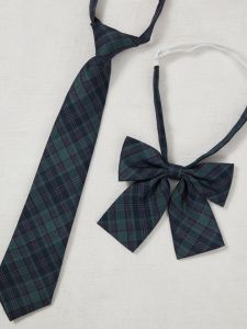 LIESHANG | Easy-wear Summer Japanese School Style Green Bow Tie