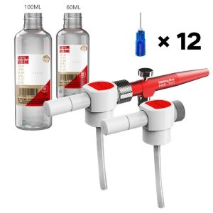 Wash Free Airbrush Kit Modular Air Brush Set Airbrush Kit High Precision Spray for Artist Crafts HM-160 Model Coloring Tool for Model GK tool