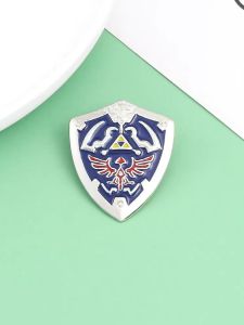Bandai | The Legend of Zeldas Brooch for Men Women Vintage Triforce Triangle Amulet Lapel Pins Cosplay Party Gifts