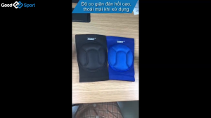 Đai miếng đệm bảo vệ đầu gối AOLIKES A-0217A đàn hồi Rubber cushion anti-collision knee pad