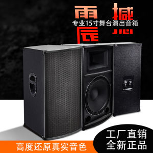 15-Inch Professional Audio Set for Home K-Song Outdoor High Power Square Dance Performance Stage Wedding Host Speaker