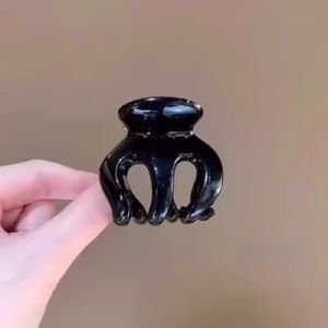 Super Fairy Cloud Bubble Tassel Shark Clip Hair Diamond Flower Hairpin Back of Head Chignon Half up Half down Hair Accessory