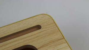 TaffHOME Kotak Tisu Kayu Tissue Box dengan Holder Smartphone