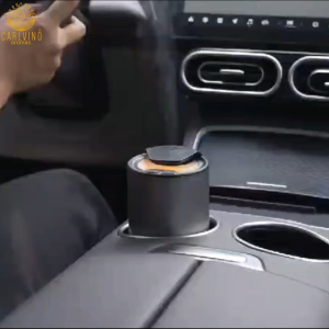 WIRELESS CAR NEBULIZER A613 WITH AUTO CAR VIBRATION ON/OFF DETECTION AND NIGHT AMBIENT LIGHT (FREE 2 x 10ML PREMIUM ESSENTIAL OIL)