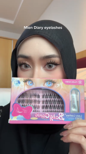 Mlen Diary D Curl Reusable Baby Comic Fake Eyelashes With Extension Set (10-14mm)