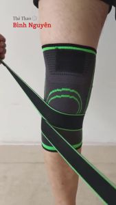 Bó gối có đai cuốn bảo vệ đầu gối thoáng khí đai quấn AL7720 tập gym đạp xe bóng rổ