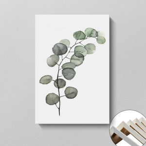 Nordic Minimalist Green Plant Decorative Painting