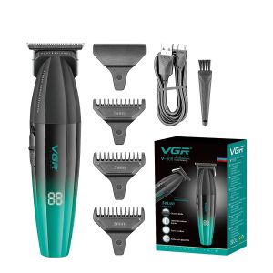 VGR | VGR Hair Trimmer Professional Barber Hair Cutting Machine Cordless Hair Clipper Haircut Digital Display Trimmer for Men V-003