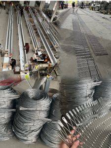 Stainless Steel Wire Rope Net Clip School High Rise Zoo Bird Cage Safety Net Protection Anti Fall Lanyard Hardware Tools