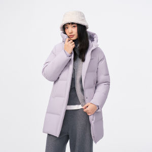 BOSIDENG | Hooded Long Down Jacket Thermal Insulation