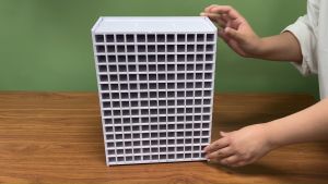 SANFURNEY Art Marker Storage Rack for 180 Markers Watercolour Brushes Pens Color Pencils Organizer Holder for Desk