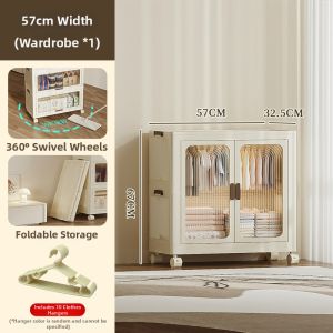 Foldable Easy-Install Storage Wardrobe