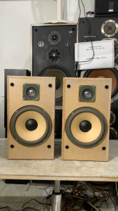 Bán Cặp Loa Booksheolf Nghe Nhạc Aiwa SX - LM10 đẹp keng hát cực hay hàng bãi nhật về