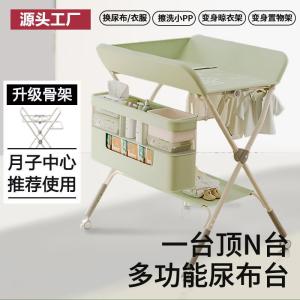 Portable Foldable Baby Changing Mat Bath Time Friendly Infant Care Station Gradual Color Gradient Design No Brand Registered