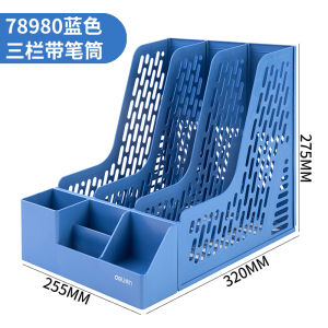 Deli Student Desk Shelf Floor Standing Office Simple Storage Easy Assembly Integrated Storage Document Organizer Rack