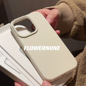 Baby Blue Silicone Liquid Full Cover iPhone Case Compatible with Apple 15 pro Max 14 13 Mini 12 XR 8 plus Large Hole Design