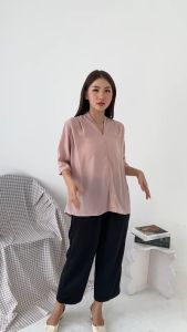 Dofy Daisy Top 025 / Atasan Blouse Wanita / Korean Top Blouse / Kemeja