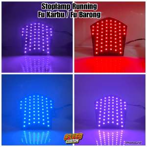 Stoplamp running satria fu 150 / fu karbu / fu barong 11 mode led strip