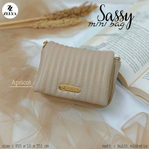 SASSY MINI BAG TAS WANITA SLINGBAG TERBARU BY ZELYA✅BISA COD