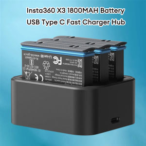 【🇸🇬 STOCK】Original Insta360 X3 Rechargeable 1800mAh Battery & Charging Hub Power Accessories Compatibility Insta360 X3