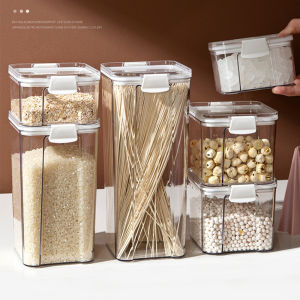 2/4Pcs Sealed Jars Set Grain Coffee Beans Sealed Container Plastic Kitchen Fresh-keeping Box Moisture-proof Storage Boxes Set