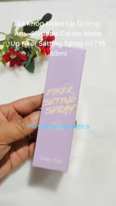 Xịt Khóa Make Up Dưỡng Ẩm Phù Hợp Mọi Loại Da Sivanna Colors Make Up Fixer Setting Spray HF736 60ml