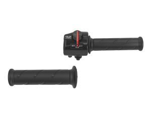 Pair ENGINE STOP Universal Handlebar Grip With Cable Quick Throttle Knob Switch For Motorcycle