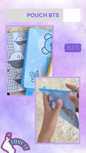 Dompet Pouch Seri BTS Aneka Karakter Dompet Anak Dompet Suvenir Mini Wallet Souvenir Gift Tata RJ Mang Koya Chimmy Cooky Shooky Van